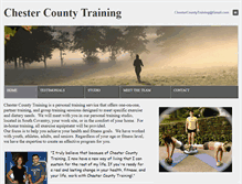 Tablet Screenshot of chestercountytraining.com